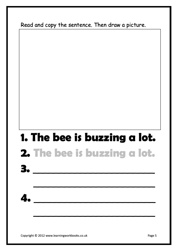 Writing Sentences Workbook 4