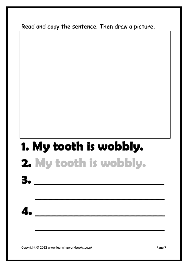 Writing Sentences Workbook 5