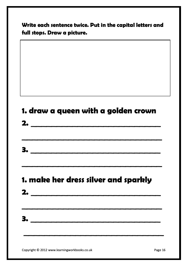 Writing Sentences Workbook 8