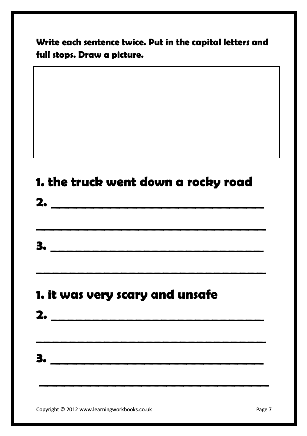 Writing Sentences Workbook 8