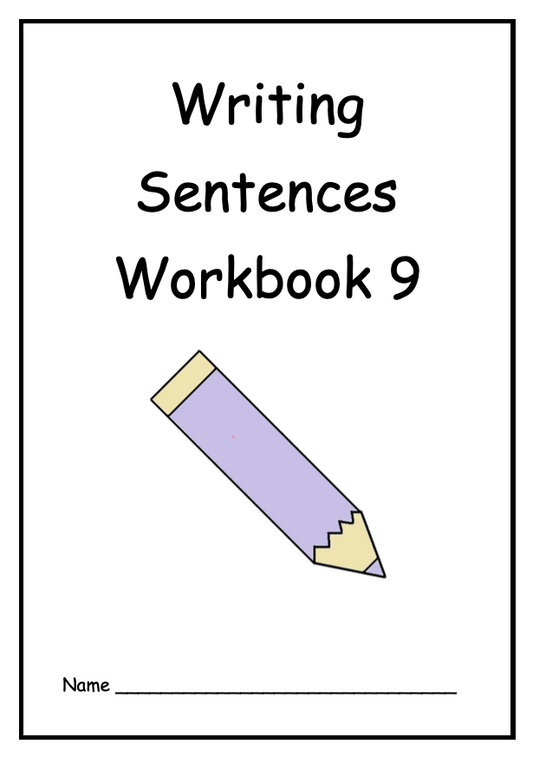 Writing Sentences Workbook 9